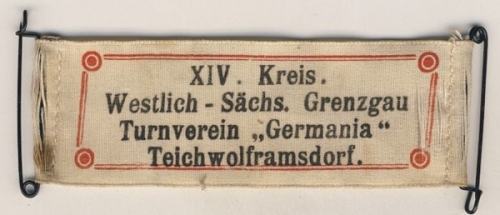 Turnverein Germania Teichwolframsdorf, um 1920